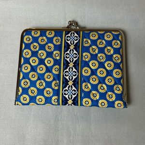 Vera Bradley Photo Album Holder Multicolor Blue Yellow Floral